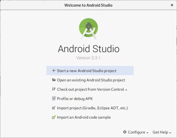 Welcome to Android Studio