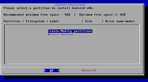 Choose Partition