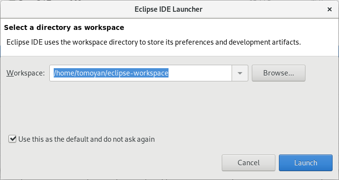 Eclipse IDE Launcher