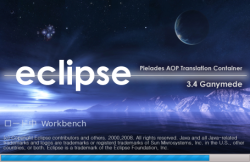 Fedora Eclipse + pleiades起動ロゴ