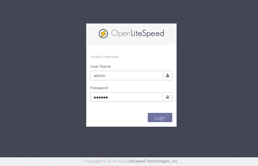 OpenLiteSpeed 001