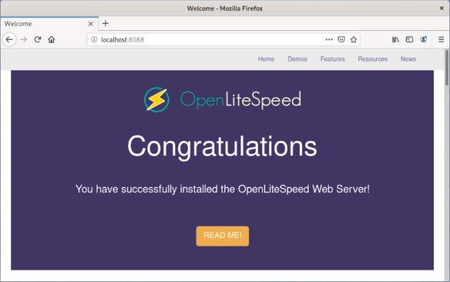 OpenLiteSpeed Example
