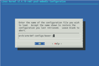Input Configuration File Name