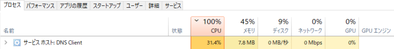 DNS Client CPU Usage