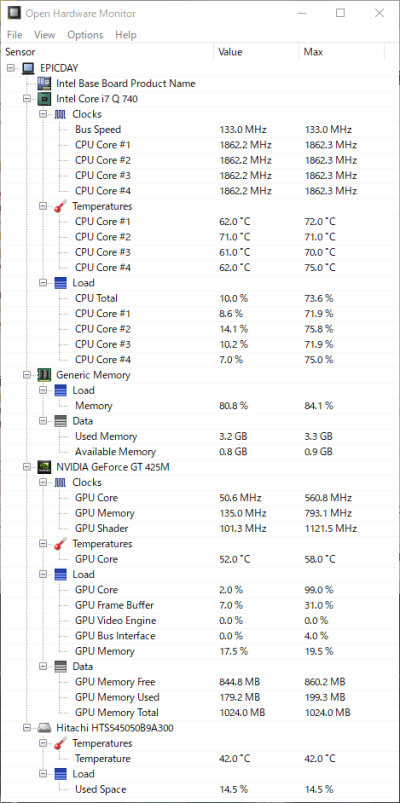 Open Hardware Monitor