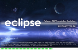 Eclipse + pleiades起動ロゴ