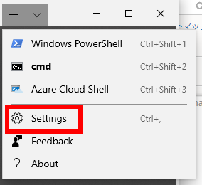 Windows Terminal Settings